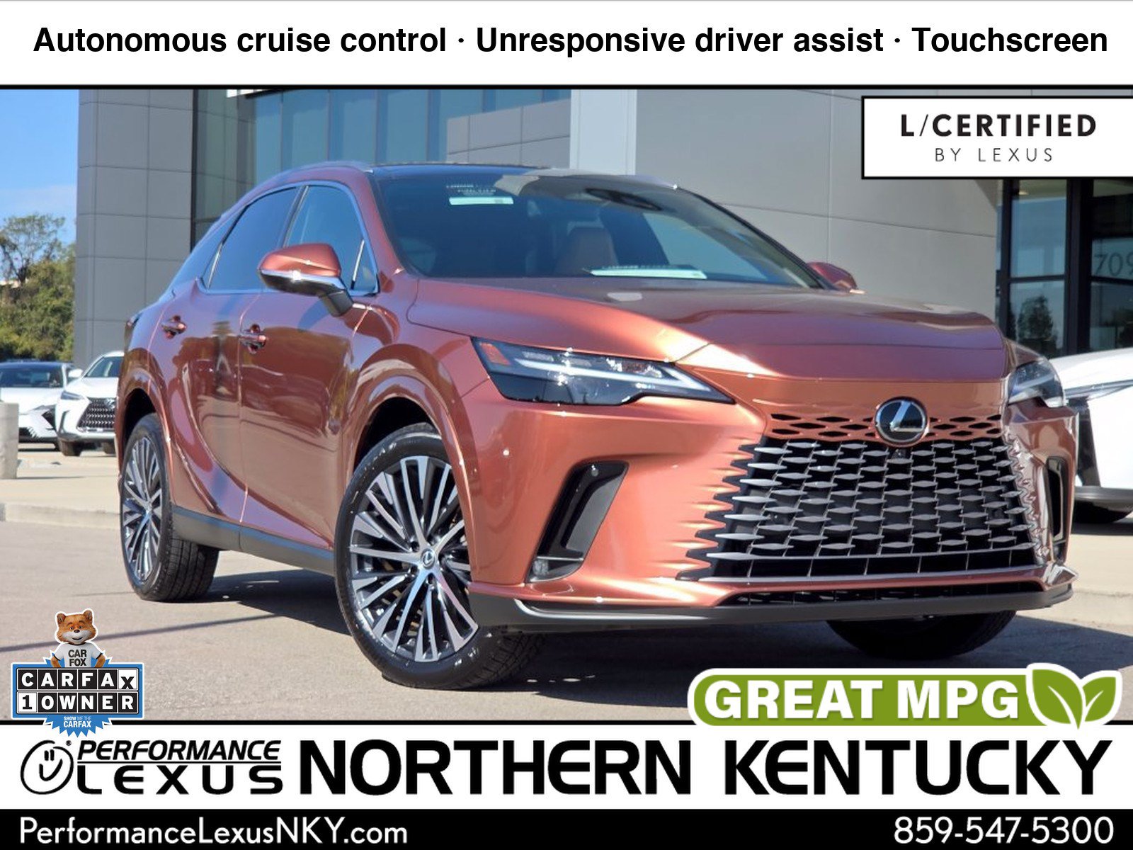 Certified 2025 Lexus RX 350 AWD/4WD image 1