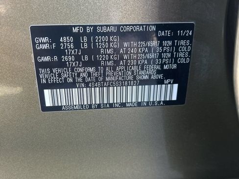 Used 2025 Subaru Outback Premium AWD/4WD image 8