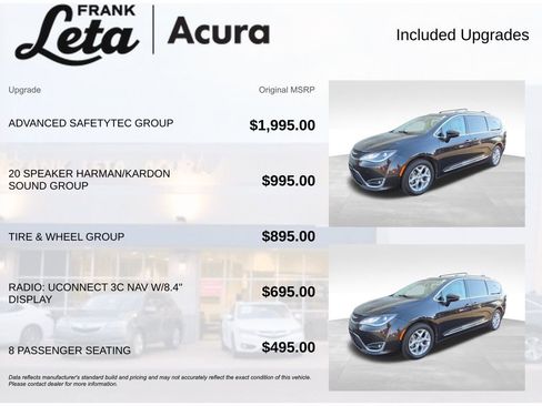 Used 2017 Chrysler Pacifica Touring-L Plus w/ Advanced Safetytec Group image 6