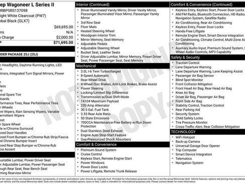 Used 2024 Jeep Wagoneer L Series II RWD image 17