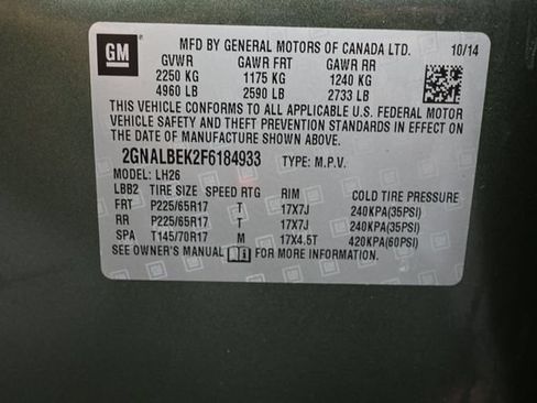 Used 2015 Chevrolet Equinox LT w/ Driver Convenience Package FWD image 38