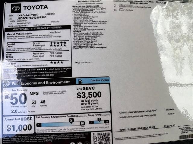 New 2026 Toyota Corolla LE FWD image 24