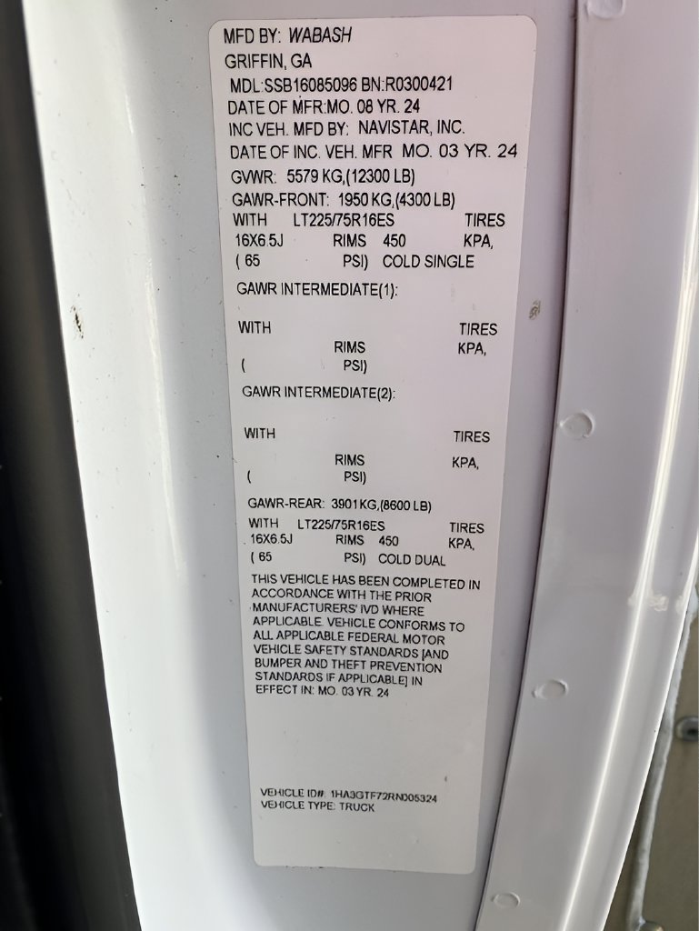 Used 2024 Chevrolet Express 3500 w/ Power Convenience Package RWD image 45