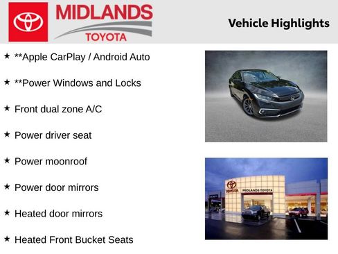 Used 2021 Honda Civic EX image 2