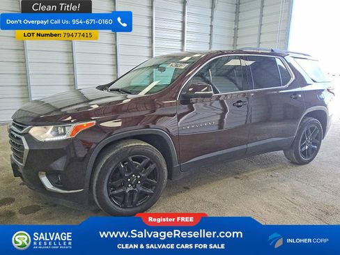 Used 2021 Chevrolet Traverse LT image 1
