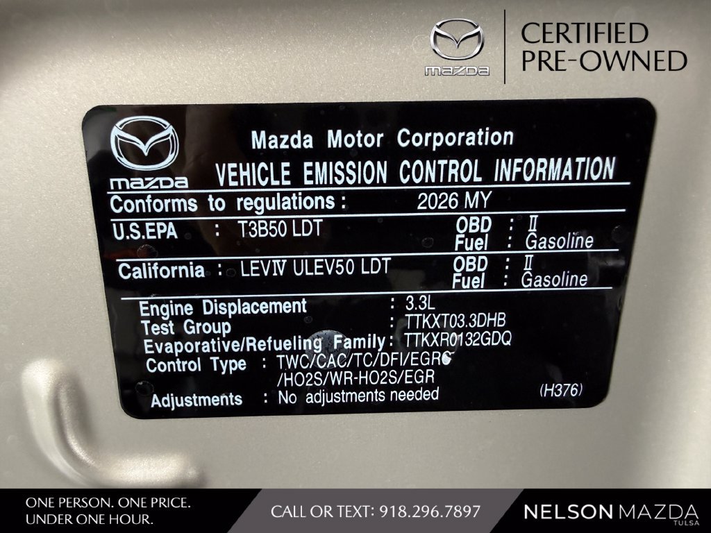 Certified 2026 MAZDA CX-90 3.3 Turbo w/ Premium Sport Pkg AWD/4WD image 51