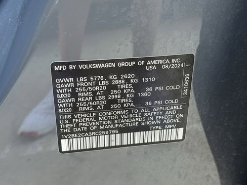 Used 2024 Volkswagen Atlas Cross Sport SEL image 25