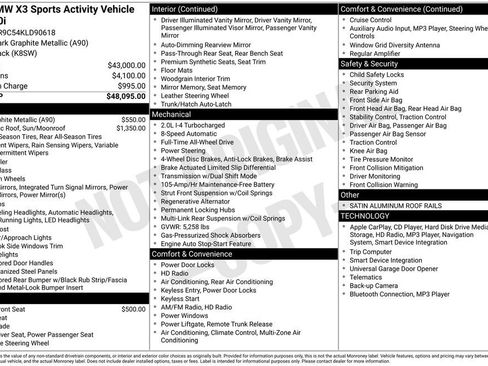 Used 2019 BMW X3 xDrive30i image 2