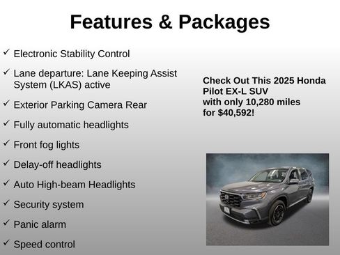Certified 2025 Honda Pilot EX-L image 20