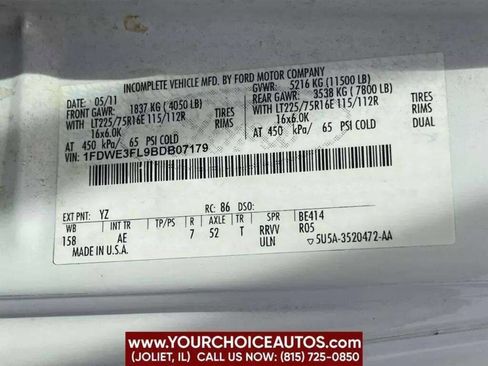 Used 2011 Ford E-350 and Econoline 350 Super Duty image 28