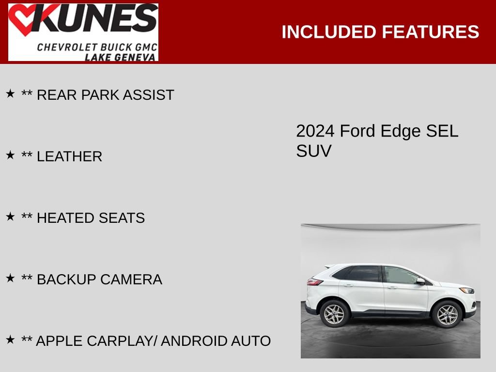 Used 2024 Ford Edge SEL AWD/4WD image 2