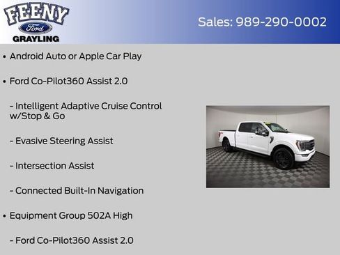 Certified 2023 Ford F150 Lariat w/ Equipment Group 502A High AWD/4WD image 8