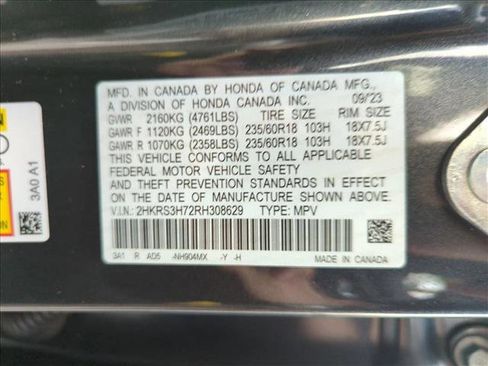 Certified 2024 Honda CR-V EX-L image 15