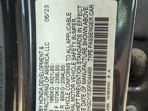 Certified 2023 Honda Accord EX image 28