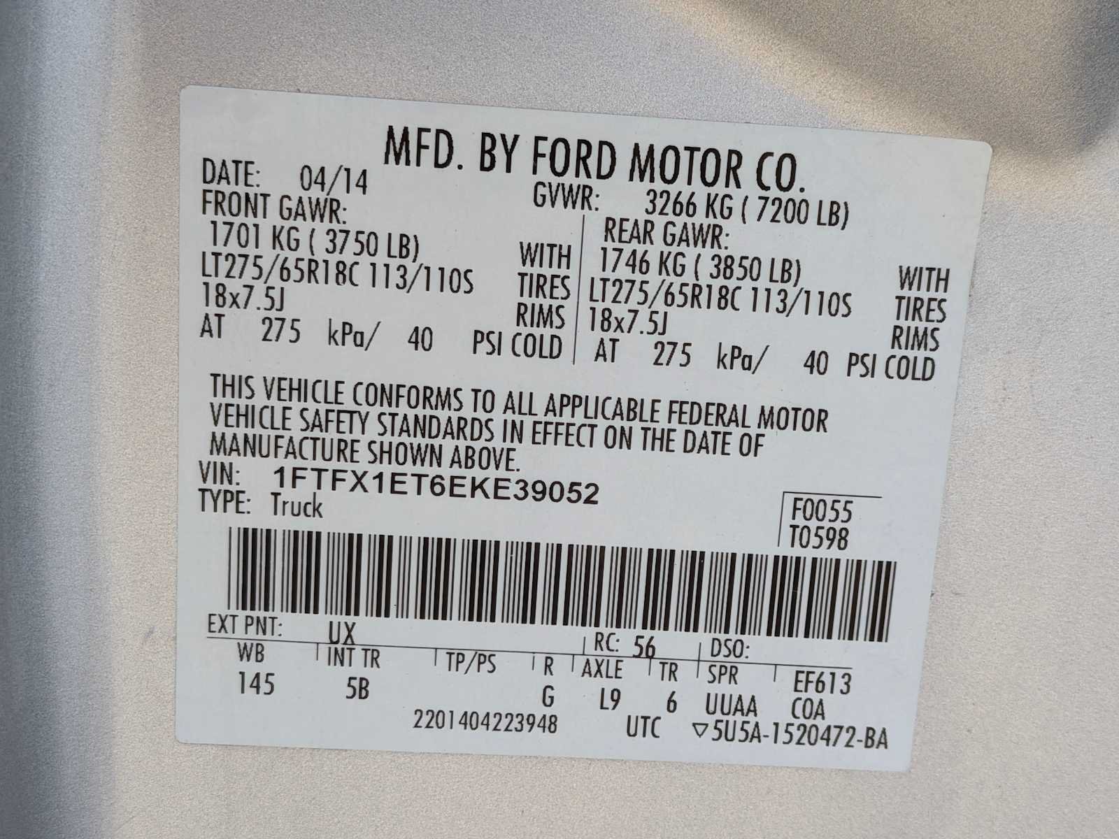 Used 2014 Ford F150 FX4 w/ Equipment Group 402A Luxury AWD/4WD image 22