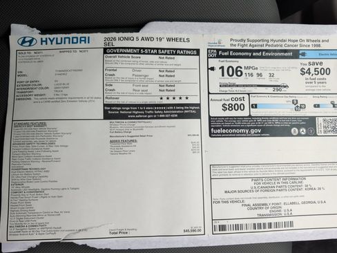 New 2026 Hyundai Ioniq 5 SEL image 33