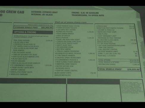 New 2026 Chevrolet Silverado 2500 LTZ w/ Trail Boss Package image 27