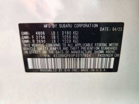 Used 2023 Subaru Legacy Touring XT w/ Tech Package 2 image 27