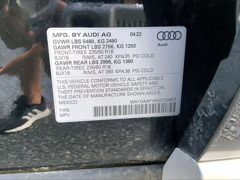 Used 2022 Audi Q5 2.0T Premium w/ Convenience Package AWD/4WD image 31