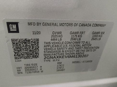 Used 2021 Chevrolet Equinox LT FWD image 33