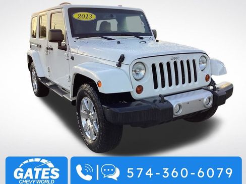 Used 2013 Jeep Wrangler Unlimited Sahara w/ Connectivity Group AWD/4WD image 1