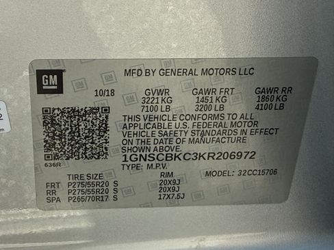 Used 2019 Chevrolet Tahoe LT RWD image 16