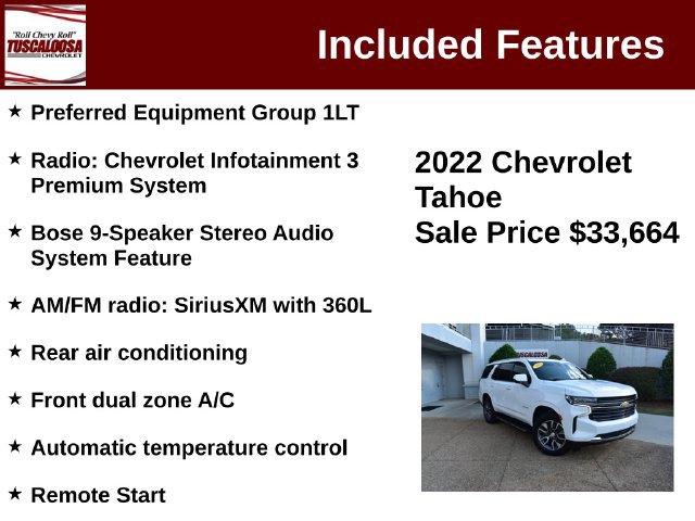 Used 2022 Chevrolet Tahoe LT RWD image 12