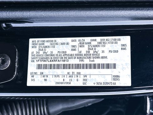 Used 2024 Ford F150 Platinum w/ Equipment Group 702A High image 43