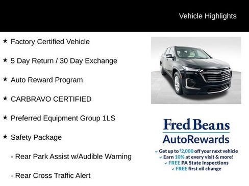 Certified 2023 Chevrolet Traverse LS w/ Safety Package AWD/4WD image 4