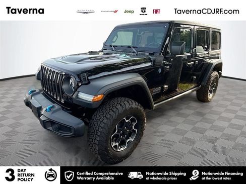 Used 2023 Jeep Wrangler Unlimited Rubicon 4xe w/ Cold Weather Group AWD/4WD image 1