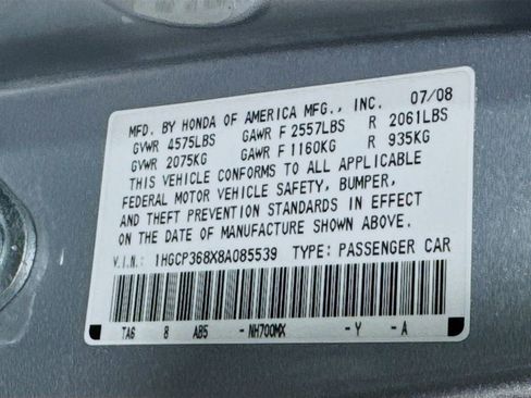 Used 2008 Honda Accord EX-L image 37