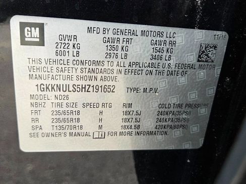 Used 2017 GMC Acadia SLT w/ LPO, Floor Liner Package AWD/4WD image 57