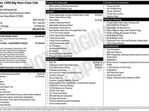 Used 2023 RAM 1500 Big Horn w/ Trailer Tow Group AWD/4WD image 46