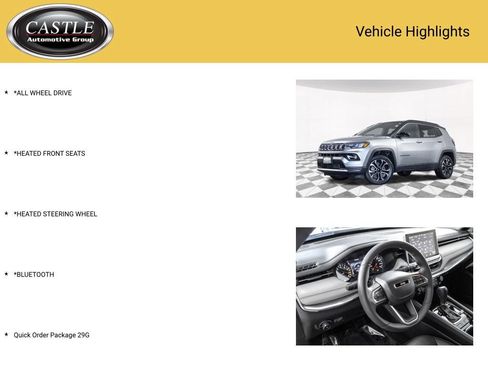 Used 2023 Jeep Compass Limited AWD/4WD image 3