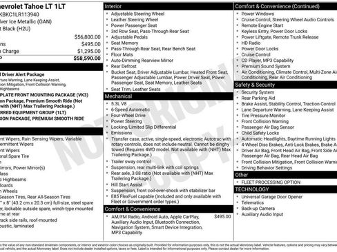 Used 2020 Chevrolet Tahoe LT AWD/4WD image 31