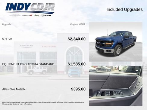 Used 2025 Ford F150 XLT w/ Equipment Group 301A Standard AWD/4WD image 4