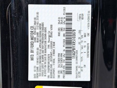 Certified 2024 Ford Mustang GT Premium RWD image 23