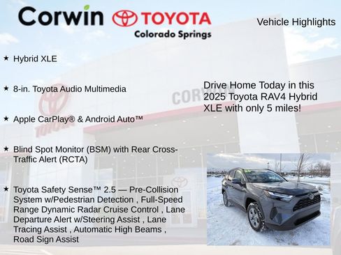 Used 2025 Toyota RAV4 XLE image 7