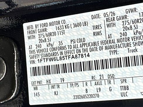 New 2026 Ford F150 King Ranch w/ Equipment Group 601A High AWD/4WD image 34