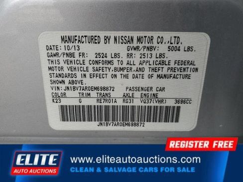 Used 2014 INFINITI Q50 Premium w/ Technology Package image 23