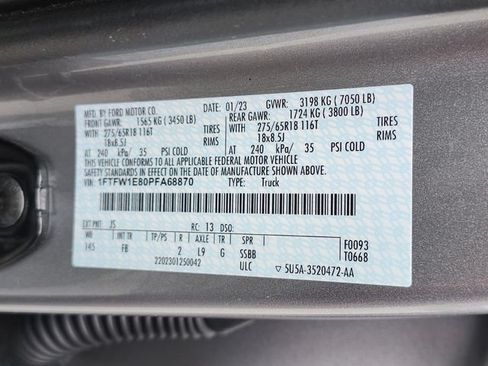 Used 2023 Ford F150 XLT w/ Equipment Group 302A High AWD/4WD image 33