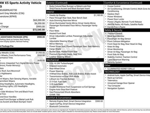 Used 2024 BMW X5 sDrive40i w/ Parking Assistance Package RWD image 2