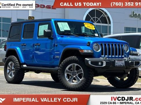 Certified 2022 Jeep Wrangler Unlimited Sahara AWD/4WD image 1