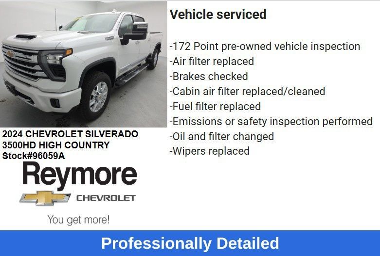 Used 2024 Chevrolet Silverado 3500 High Country AWD/4WD image 65