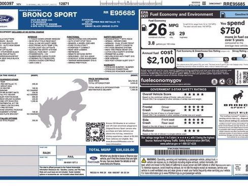 New 2024 Ford Bronco Sport Big Bend image 24