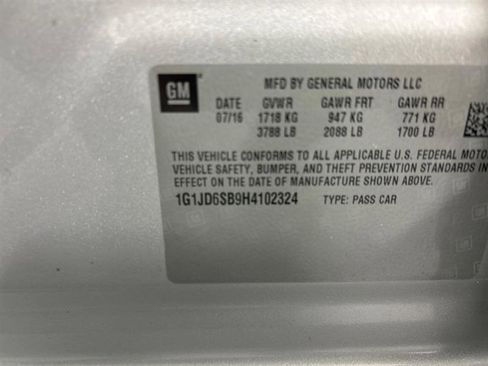 Used 2017 Chevrolet Sonic LT w/ Fun and Sun Package image 15