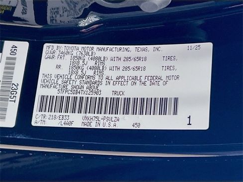 New 2026 Toyota Tundra TRD Pro image 37