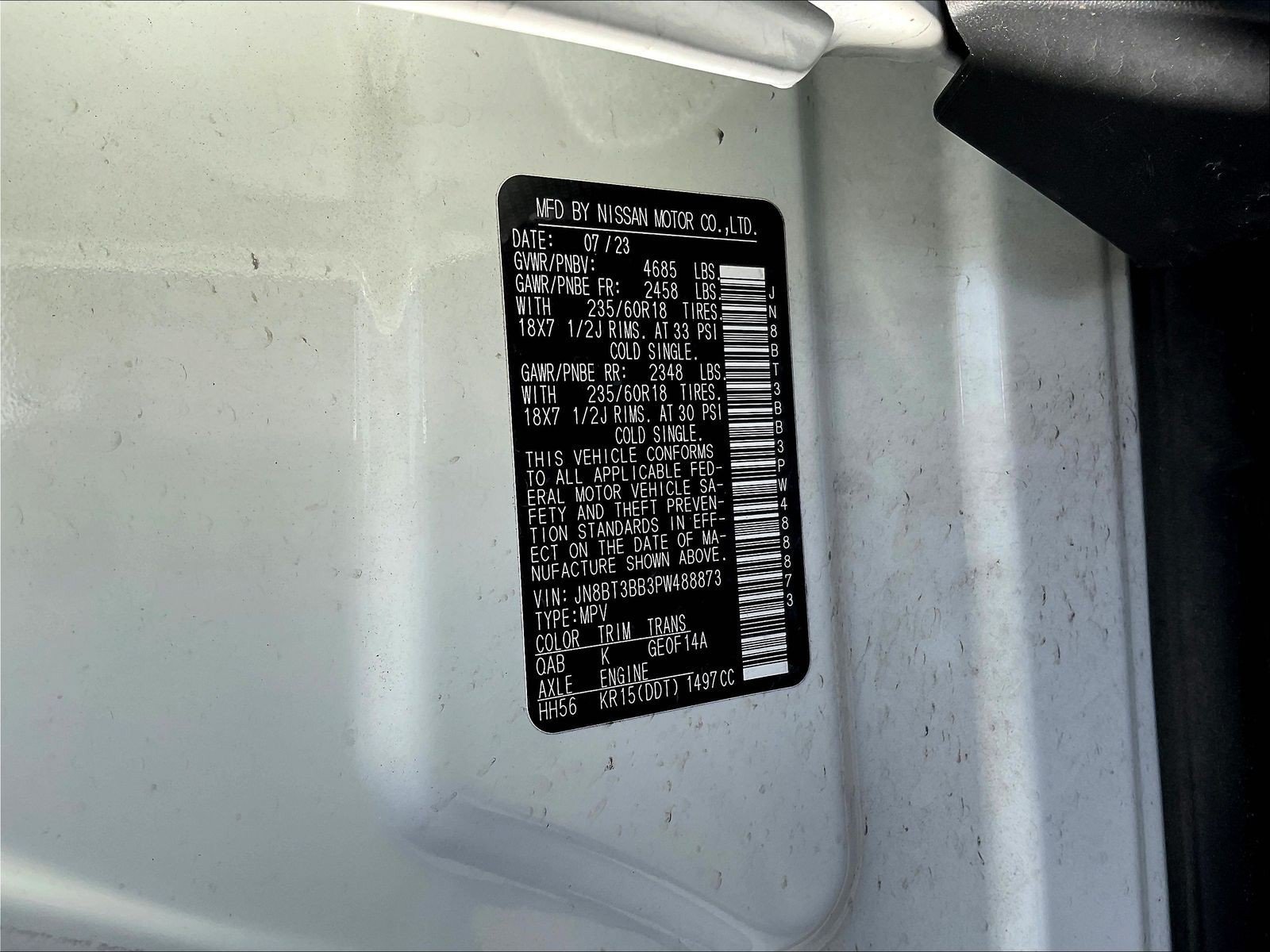 Certified 2023 Nissan Rogue SV w/ SV Premium B Package AWD/4WD image 6
