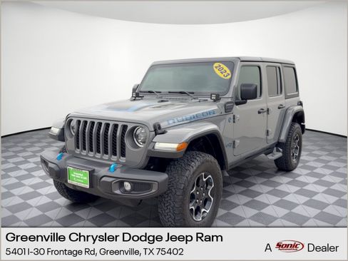 Used 2023 Jeep Wrangler Unlimited Rubicon 4xe w/ Cold Weather Group AWD/4WD image 1
