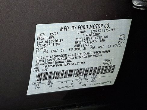 Certified 2023 Ford Explorer ST w/ Equipment Group 401A image 28